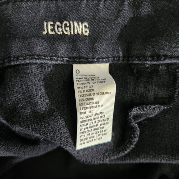 American Eagle Outfitters Skinny Jeans Size 2 Black Jeggings - Picture 11 of 13